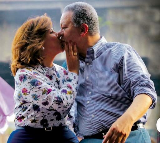 Margarita Cedeño y Leonel Fernández