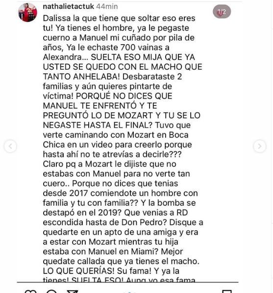 Dalisa Alegría se ve envuelta en otra polémica con cuñada de exesposo - Noticias de hoy en República Dominicana | De Último Minuto