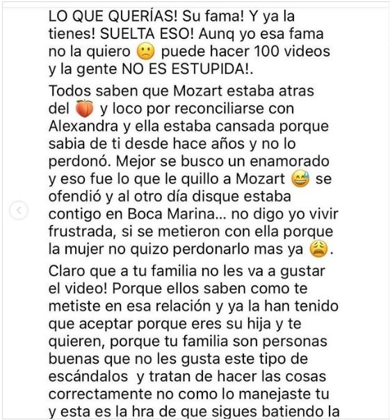 Dalisa Alegría se ve envuelta en otra polémica con cuñada de exesposo - Noticias de hoy en República Dominicana | De Último Minuto