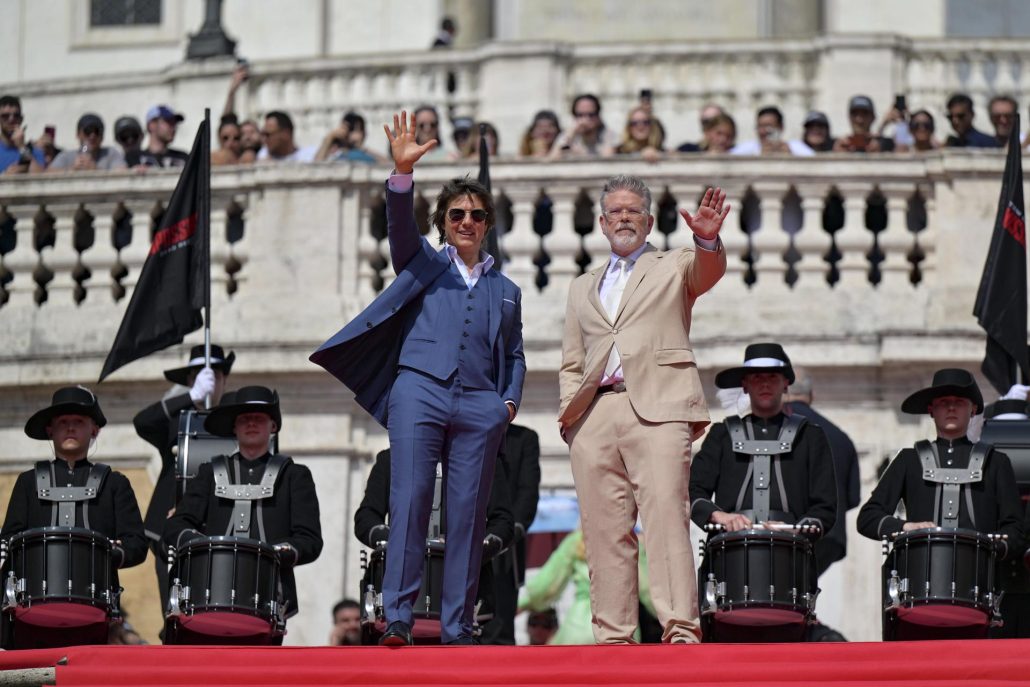 Tom Cruise paraliza Roma con el estreno de 