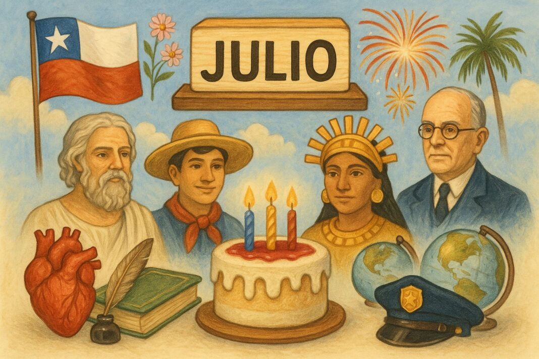 Efemérides y conmemoraciones de julio