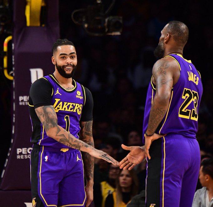 139-122: Los Lakers tumban a los Pelicans al ritmo de D'Angelo Russell