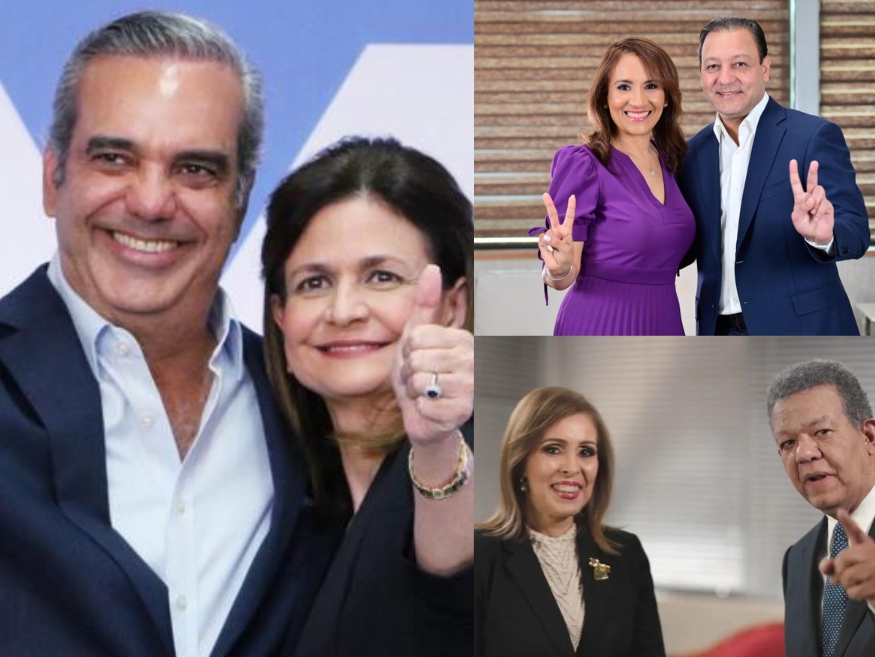 ¿Cómo están compuestas las boletas presidenciales por partidos?