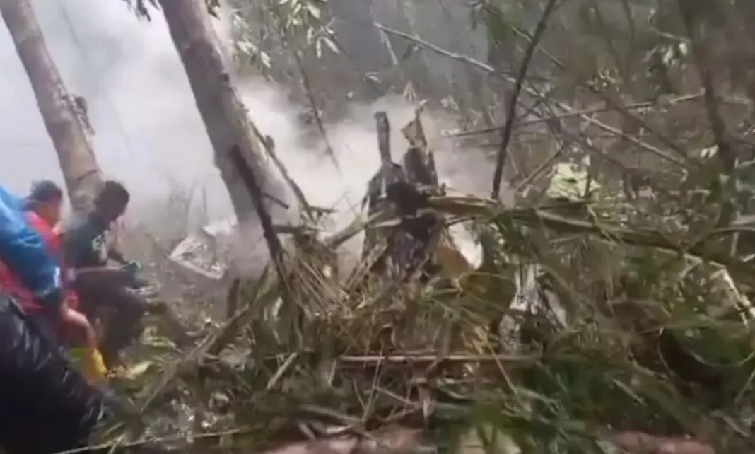 Al menos nueve muertos por accidente de helicóptero del Ejército en el norte de Colombia