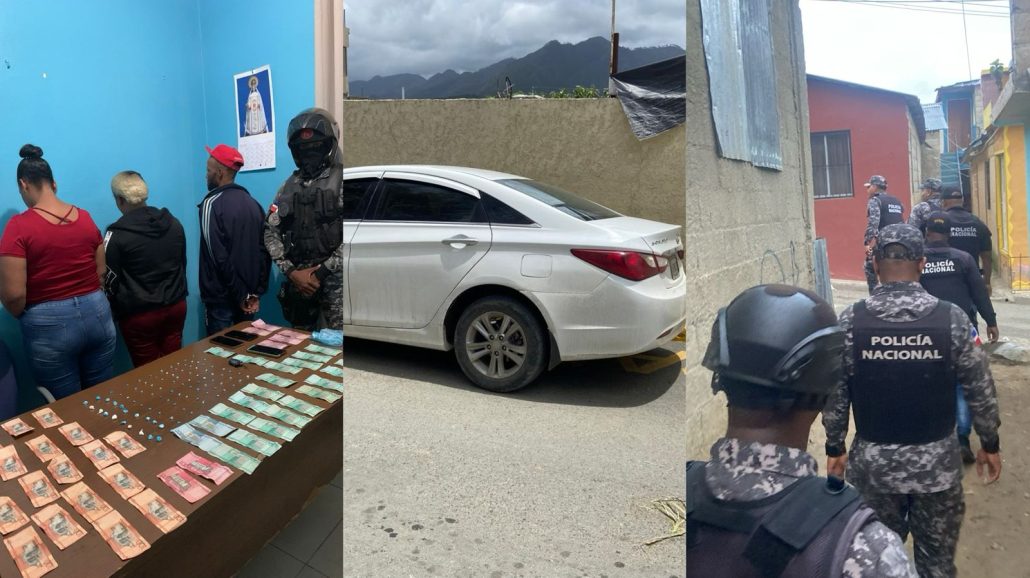 Tres detenidas y 94 porciones de distintos tipos de drogas ocupadas por la Policía en Constanza