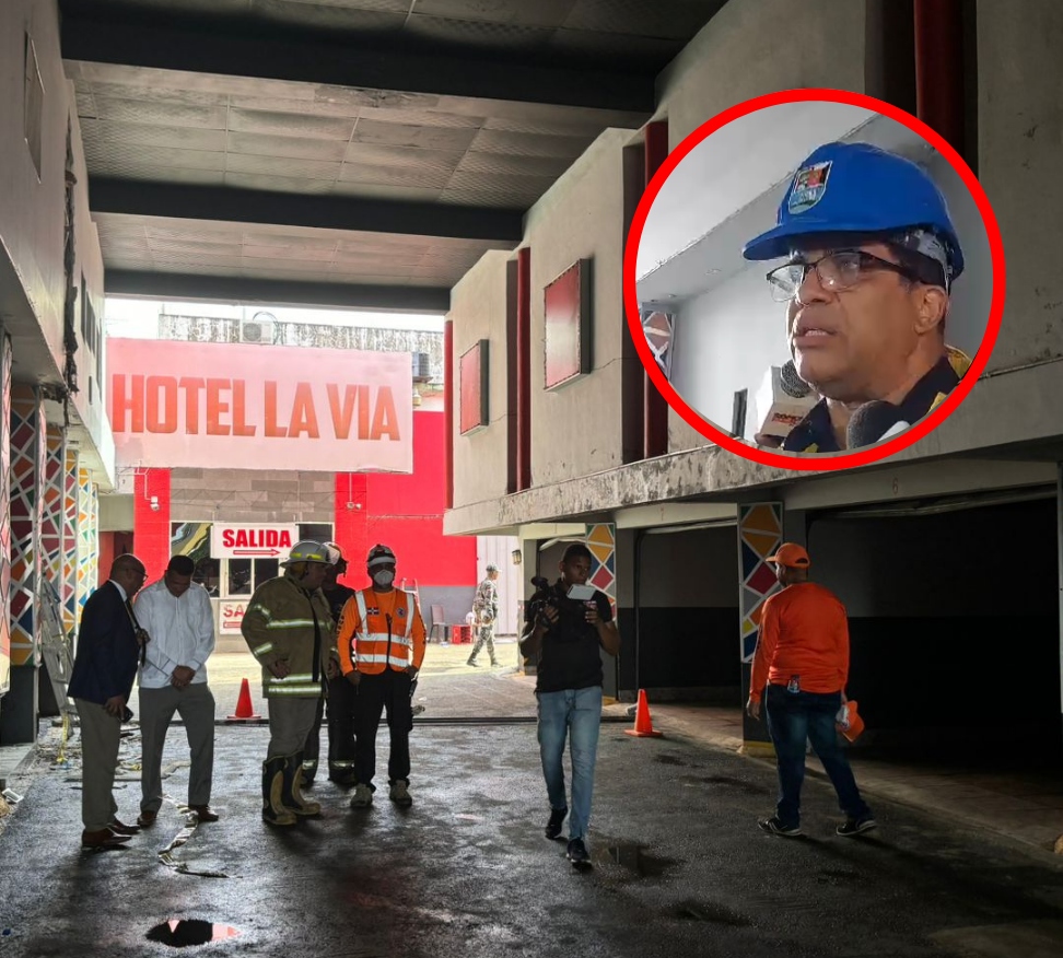 Alcalde de SDE lamenta la muerte de cuatro personas en incendio del hotel La Vía