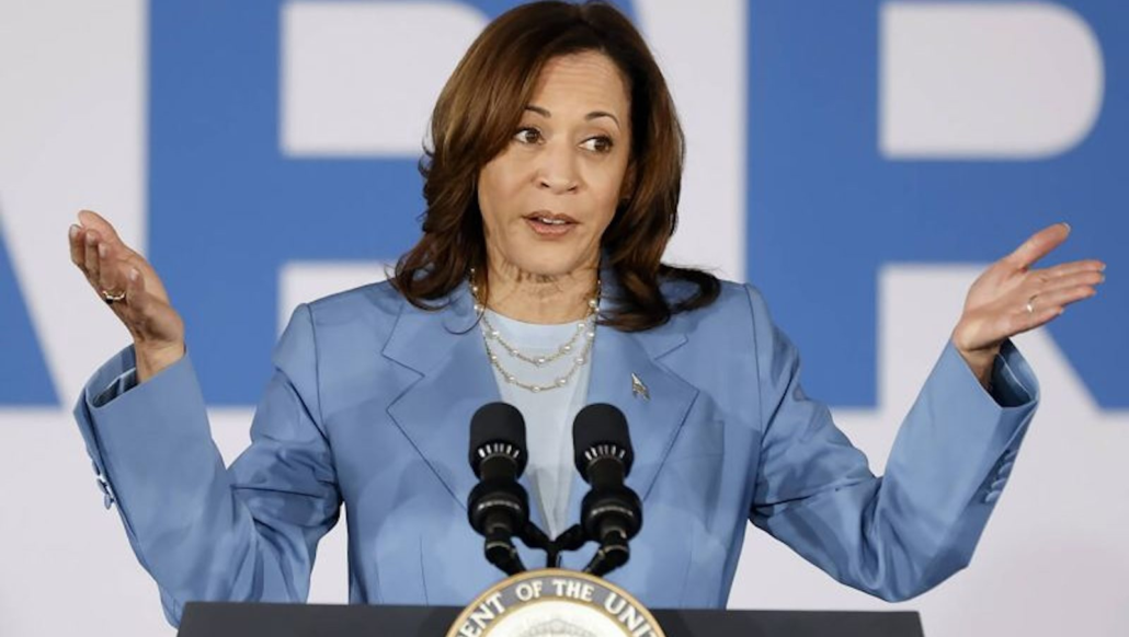 Kamala Harris arremete contra Trump y no hace mención de la polémica sobre Biden