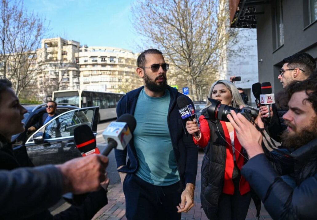 Nuevas acusaciones contra el 'influencer' Andrew Tate por explotación sexual a 34 mujeres