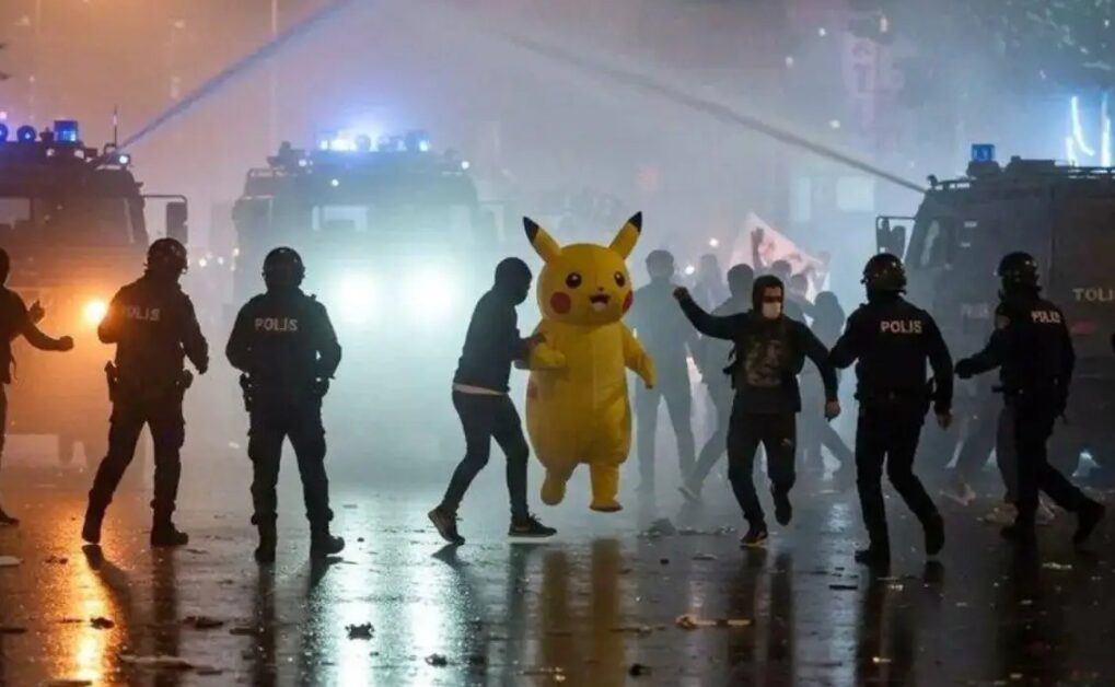 ¡Insólito! Captan a "Pikachu" huyendo de la policía - Noticias de hoy en República Dominicana | De Último Minuto