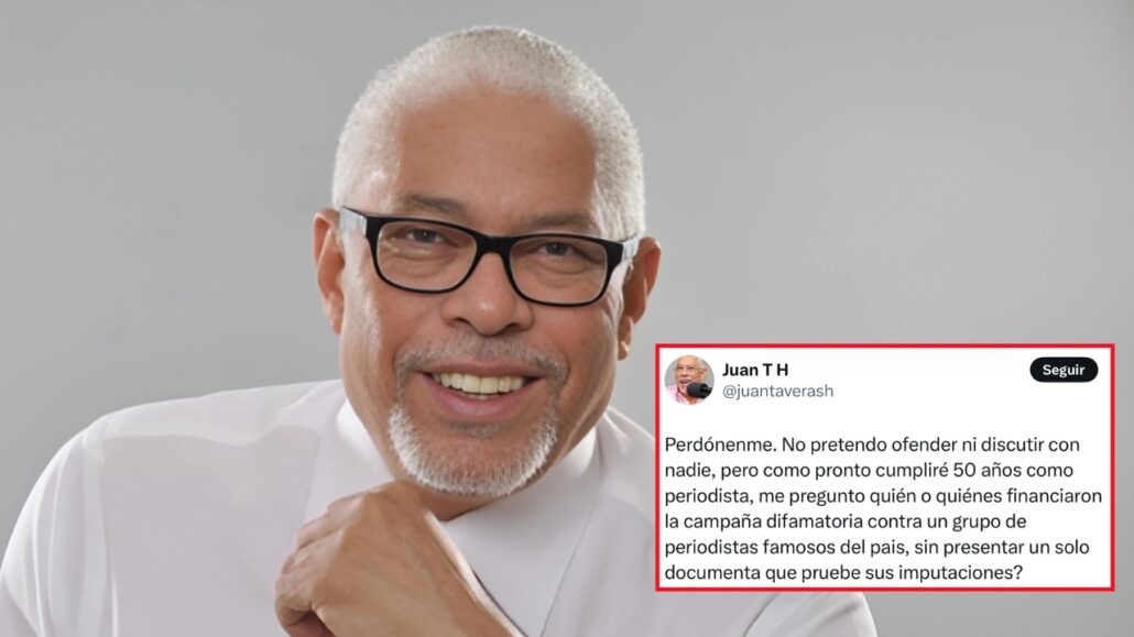 Juan T H cuestiona campaña difamatoria contra periodistas vinculados a USAID: “¿Quién la financió?”