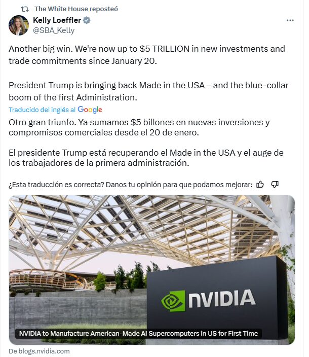 Nvidia anuncia producción de chips de IA en Estados Unidos - Noticias de hoy en República Dominicana | De Último Minuto
