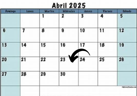 Agenda del día