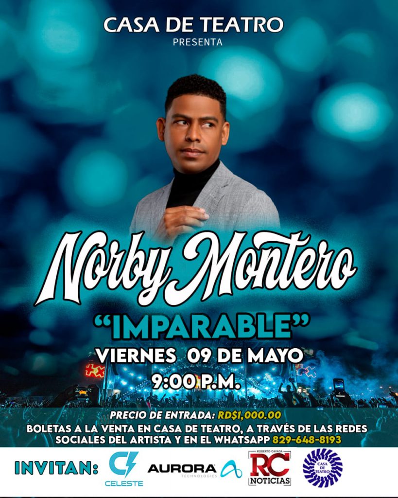 Norby Montero anuncia concierto en Casa de Teatro - Noticias de hoy en República Dominicana | De Último Minuto