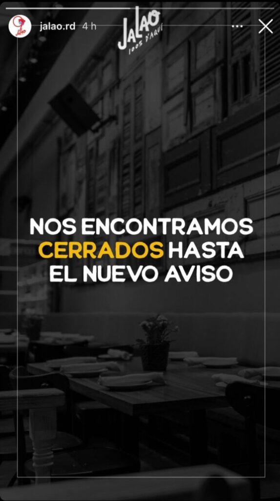 Restaurante Jalao cierra temporalmente sus puertas luego de la tragedia en Jet Set - Noticias de hoy en República Dominicana | De Último Minuto