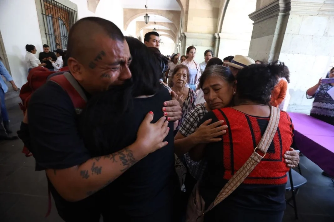 Familiares de la activista Sandra Domínguez