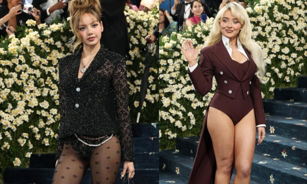 Las cantantes Sabrina Carperter, Lisa Stuns y la modelo y diseñadora, además esposa del cantante y diseñador de moda masculina Pharrel Williams, Helen Lasichanh, son tendencia en internet, tras lucir sensuales y seductores looks en la alfombra del Met Gala 2025.