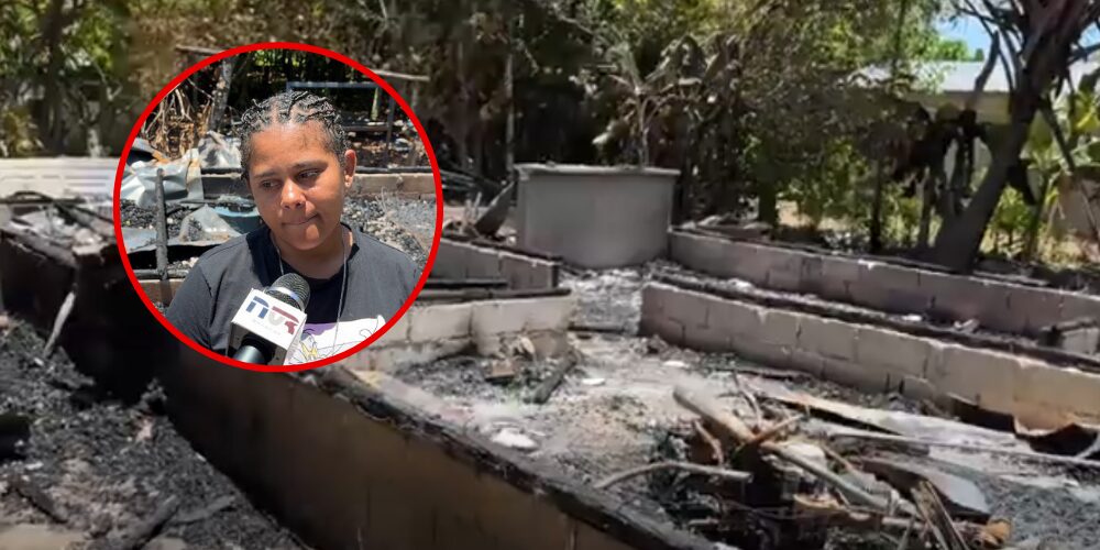 Incendio en Villa Riva deja sin vivienda a una madre y su hermana; claman ayuda