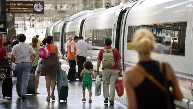Trenes en España.