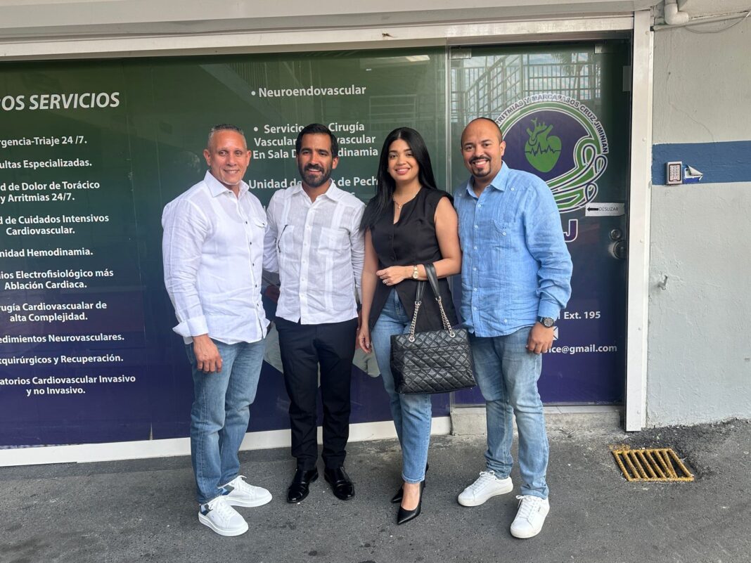 César Cerda y Anabel Marte coordinan operativo médico para Bonao