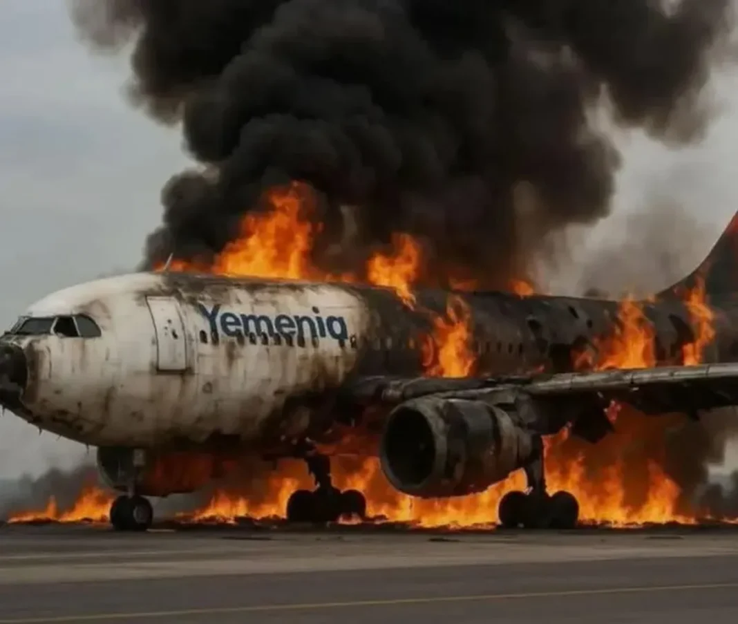 Ataque israelí destruye el Aeropuerto Internacional de Yemén