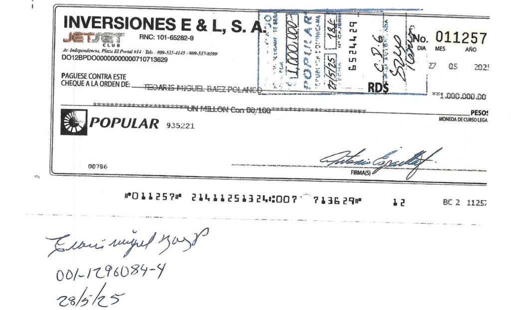 Esposo de Zulinka Pérez recibió un millón de pesos para desistir de acciones legales contra Antonio Espaillat - Noticias de hoy en República Dominicana | De Último Minuto