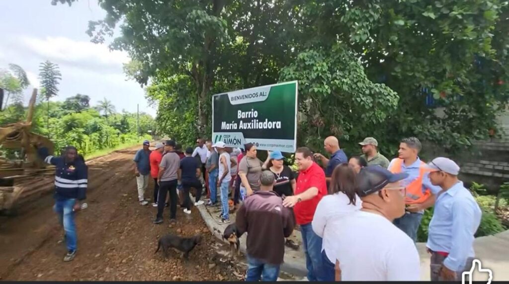 Autoridades dan inicio a mejoras provisionales en calles del sector María Auxiliadora - Noticias de hoy en República Dominicana | De Último Minuto