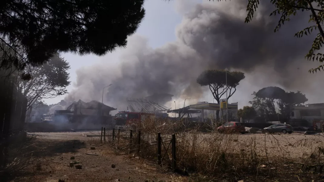 Explota una gasolinera en Roma, el estruendo se oye en toda la ciudad: al menos 21 heridos
