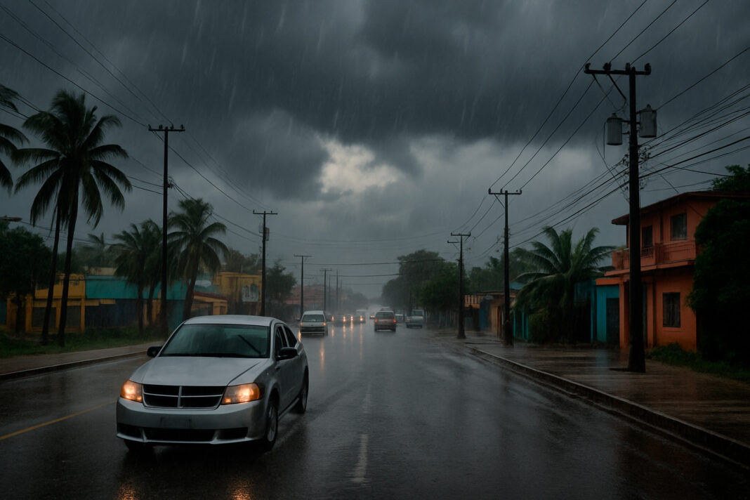 Onda tropical provocará aguaceros y tormentas eléctricas en varias provincias del país este fin de semana