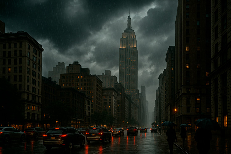 Pronóstico del tiempo en Nueva York hoy lunes 7 de julio del 2025: nubes, calor y posibles tormentas