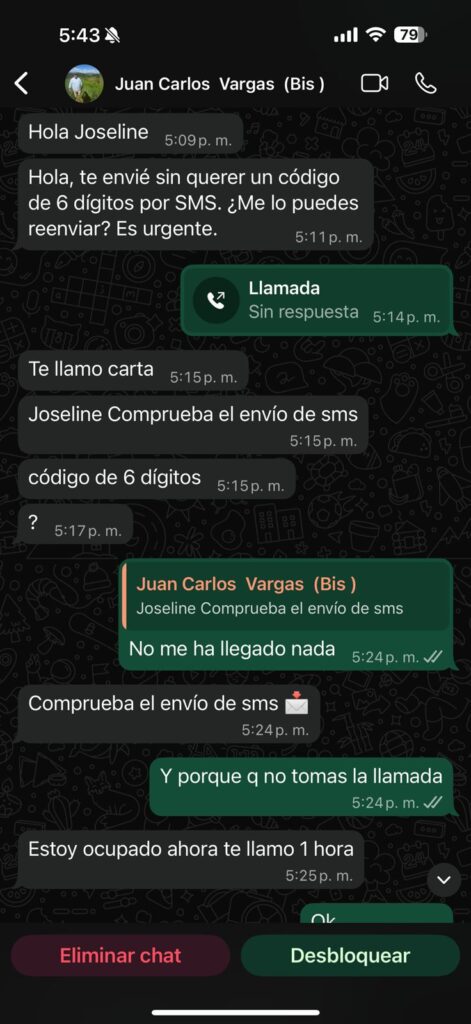 Periodista denuncia intento de estafa vía WhatsApp con número de contacto conocido - Noticias de hoy en República Dominicana | De Último Minuto