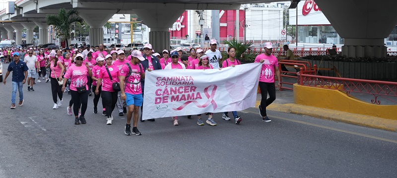 Fundación Unión Médica realiza caminata contra el cáncer de mama - Noticias de hoy en República Dominicana | De Último Minuto