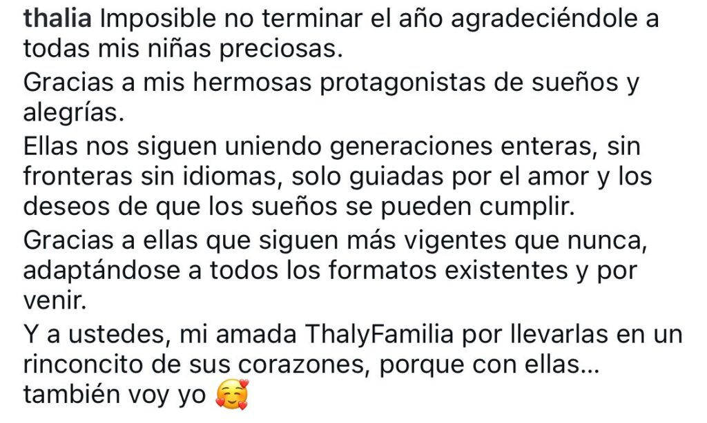 Thalía celebra a sus icónicos personajes de novelas con un video hecho con IA - Noticias de hoy en República Dominicana | De Último Minuto
