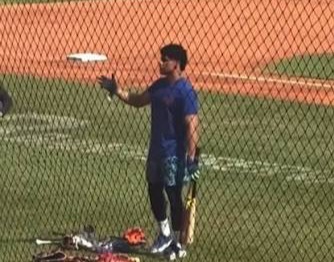Juan Soto trains at the Quisqueya Stadium | De Último Minuto English