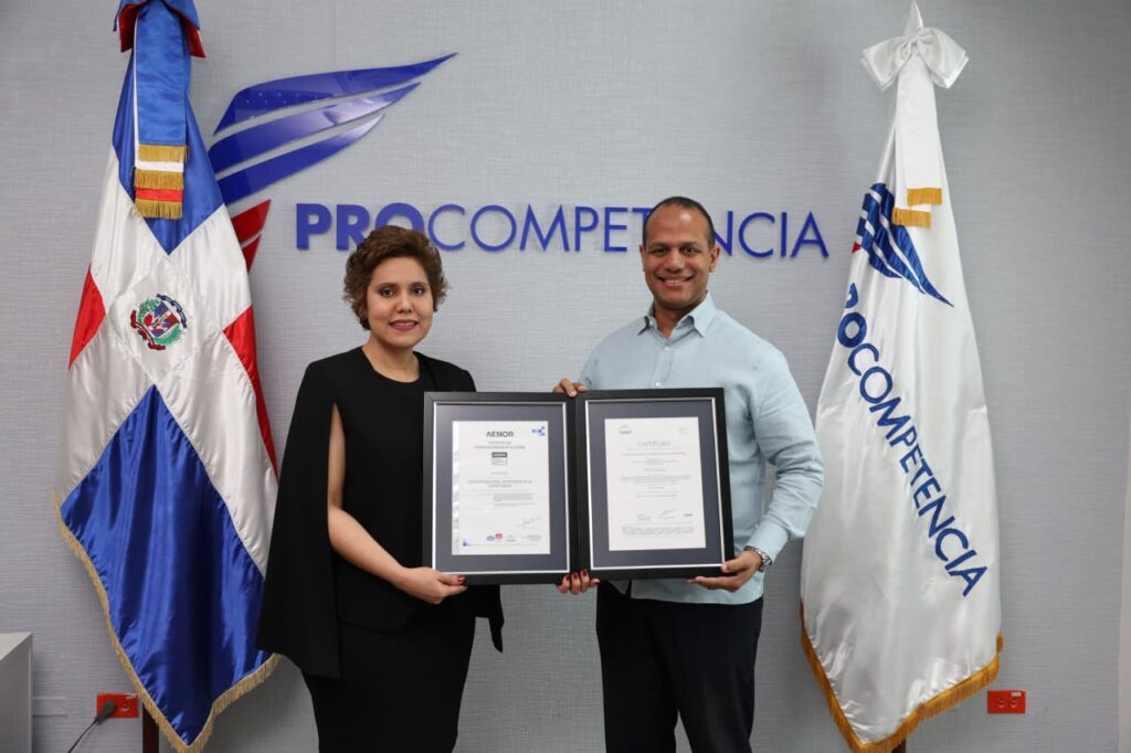 ProCompetencia se convierte en la primera autoridad del Caribe y Centroamérica certificada ISO 9001:2015 - Noticias de hoy en República Dominicana | De Último Minuto