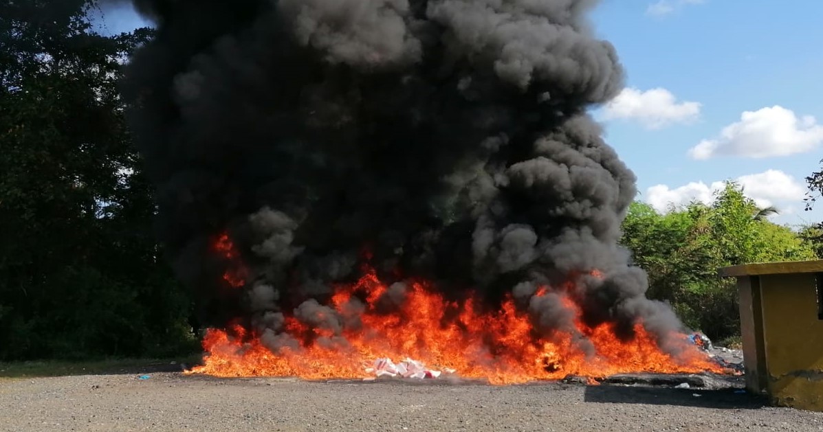 Autoridades incendian más de 616 kilos de diferentes tipos de drogas - Noticias de hoy en República Dominicana | De Último Minuto