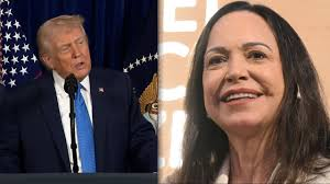 Trump dice que hablará con María Corina Machado sobre su posible rol en Venezuela - Noticias de hoy en República Dominicana | De Último Minuto