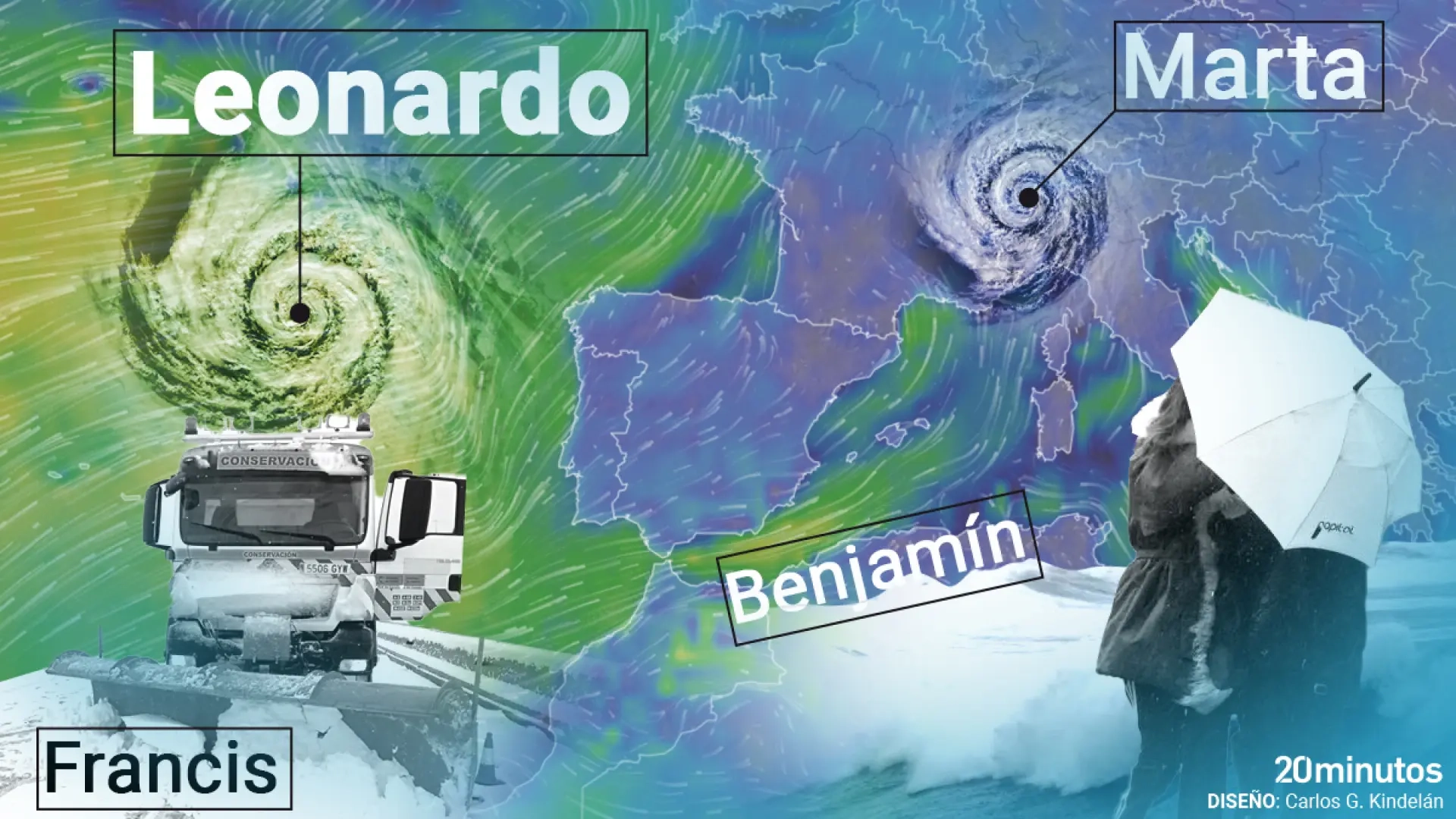 España se prepara para recibir una nueva borrasca tras el paso demoledor de Leonardo - Noticias de hoy en República Dominicana | De Último Minuto