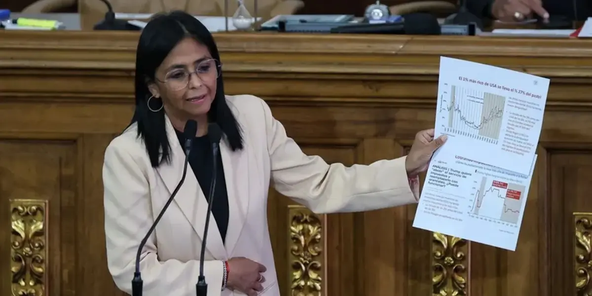 Delcy Rodríguez denuncia plan de personas en EE.UU. para "perturbar" amnistía en Venezuela - Noticias de hoy en República Dominicana | De Último Minuto