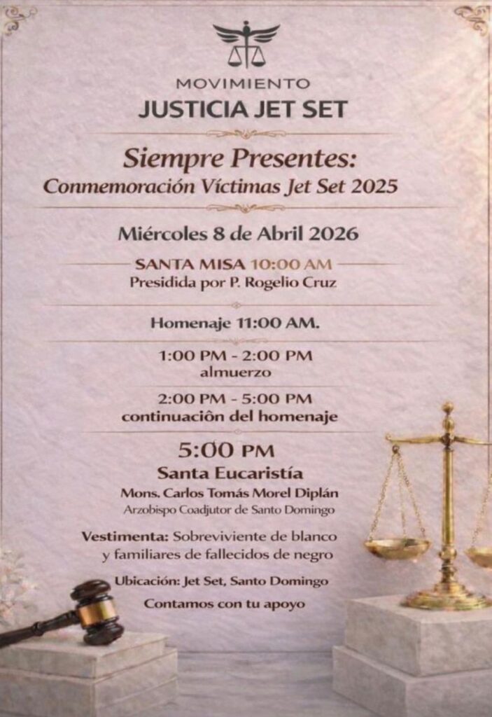 Jet Set será escenario de conmemoración a un año de la tragedia - Noticias de hoy en República Dominicana | De Último Minuto