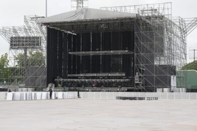 Afinan detalles de montaje para el concierto de Kany García este sábado en el Estadio Quisqueya