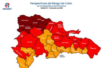 Indomet informa sobre calor intenso con temperaturas de hasta 39 °C y mayor sensación térmica
